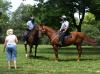 008  Forest Park's Mounted Police stop by